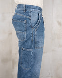 1967 Utility Trousers Blue Wabash Rinsed Pike Brothers