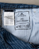 1967 Utility Trousers Blue Wabash Rinsed Pike Brothers