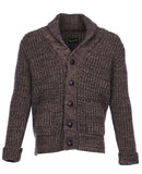 1923 Buccaneer Cardigan brown melange Pike Brothers