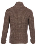 1923 Buccaneer Cardigan brown melange Pike Brothers