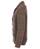 1923 Buccaneer Cardigan brown melange Pike Brothers