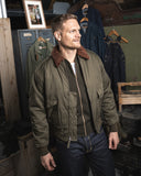 1943 B-10 Flight Jacket olive drab Pike Brothers