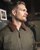 1943 B-10 Flight Jacket olive drab Pike Brothers