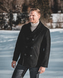 1938 Pea Coat black wool Pike Brothers