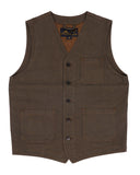 1937 Roamer Vest hickory stripe brown Pike Brothers