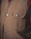 1928 Hunting Vest waxed sand Pike Brothers