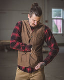 1928 Hunting Vest waxed sand Pike Brothers