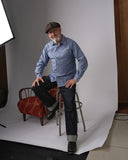 1937 Roamer Shirt blue chambray Pike Brothers