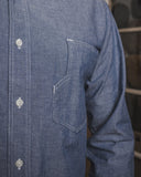 1937 Roamer Shirt blue chambray Pike Brothers