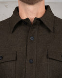 1943 CPO Shirt olive wool Pike Brothers