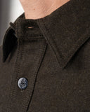 1943 CPO Shirt olive wool Pike Brothers