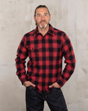 1937 Roamer Shirt red check flannel Pike Brothers