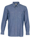 1940 USN Chambray Shirt Harbor Blue Pike Brothers