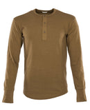 1927 Henley Shirt long sleeve Mojave brown Pike Brothers