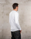 1927 Henley Shirt Long Sleeve Pure White Pike Brothes