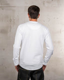 1927 Henley Shirt Long Sleeve Pure White Pike Brothes