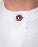 1927 Henley Shirt Long Sleeve Pure White Pike Brothes