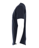 1927 Henley Shirt short sleeve Mojave blue Pike Brothers