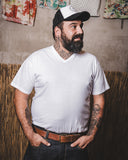 1965 V-Neck Set white Pike Brothers
