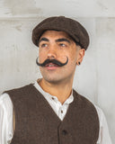 1928 Newsboy Cap Upland brown Pike Brothers