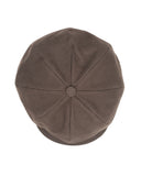 1928 Newsboy Cap Moleskin soil brown Pike Brothers