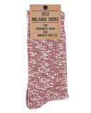 1972 Melange Socks red Pike Brothers