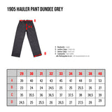 1905 Hauler Pant Dundee grey Pike Brothers