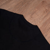 1927 Henley Shirt long sleeve faded black Pike Brothers