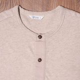 1927 Henley Shirt long sleeve oatmeal Pike Brothers