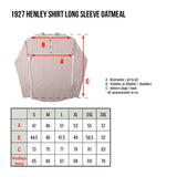 1927 Henley Shirt long sleeve oatmeal Pike Brothers