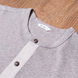 1927 Henley Shirt long sleeve fog brown Pike Brothers