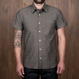 1937 Roamer Shirt Short Sleeve charcoal grey Pike Brothers