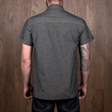 1937 Roamer Shirt Short Sleeve charcoal grey Pike Brothers