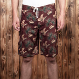 1961 Surf Short Maohu red Pike  Brothers
