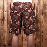 1961 Surf Short Maohu red Pike  Brothers