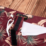 1961 Surf Short Maohu red Pike  Brothers