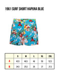 1961 Surf Short Hapuna blue Pike Brothers