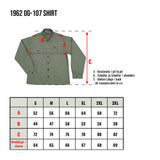 1962 OG-107 Shirt olive Pike Brothers