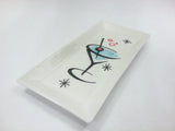 CERAMIC TRAY MID CENTURY COCKTAIL