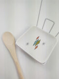 Spoon Rest Ceramic Mid Century mod.2