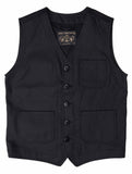 1937 Roamer Vest Elephant Skin black Pike Brothers