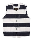 1937 Roamer Vest Alcatraz white Pike Brothers