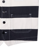 1937 Roamer Vest Alcatraz white Pike Brothers
