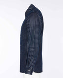 1937 Roamer Shirt blue wabash denim Pike Brothers