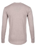 1927 Henley Shirt long sleeve fog brown Pike Brothers
