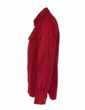 1943 CPO Shirt Moleskin dark red Pike Brothers