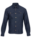 1967 CPO Shirt waxed blue Pike Brothers