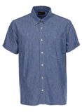 1937 Roamer Shirt short sleeve blue chambrey Pike Brothers