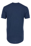 1927 Henley Shirt short sleeve indigo melange Pike Brothers