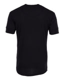 1927 Henley Shirt short sleeve faded black Pike Brothers